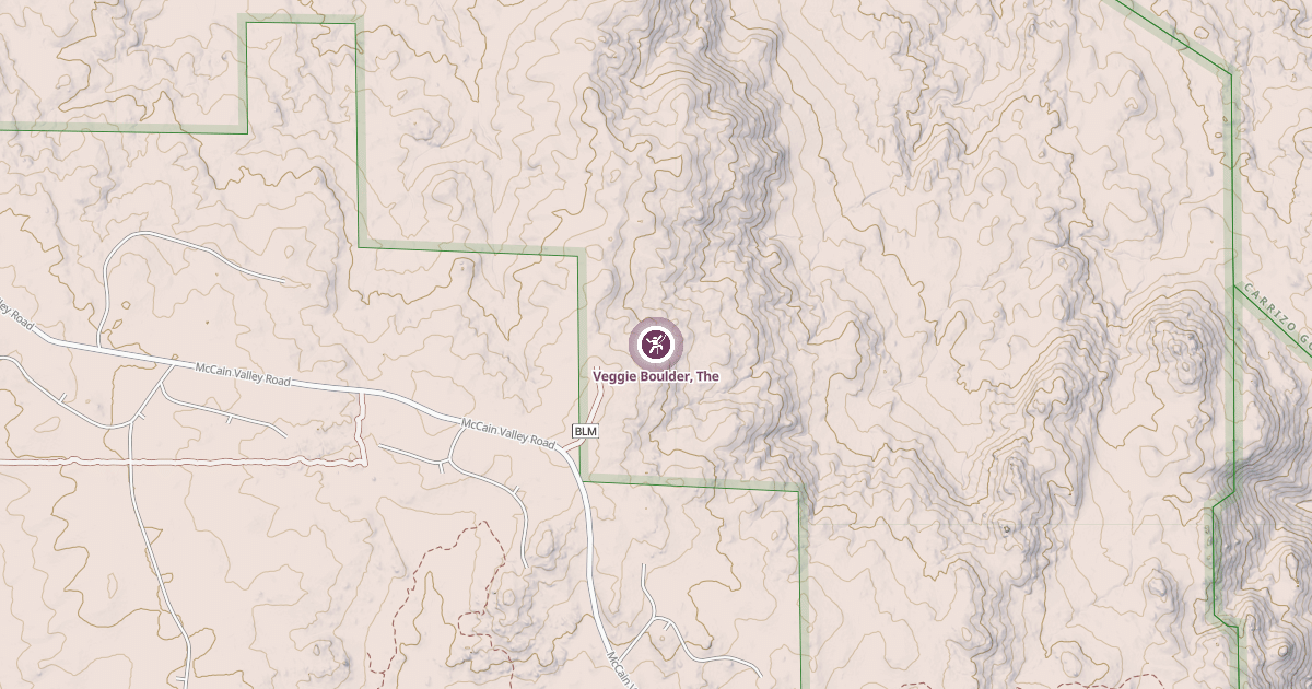 Map preview of Veggie Boulder, The