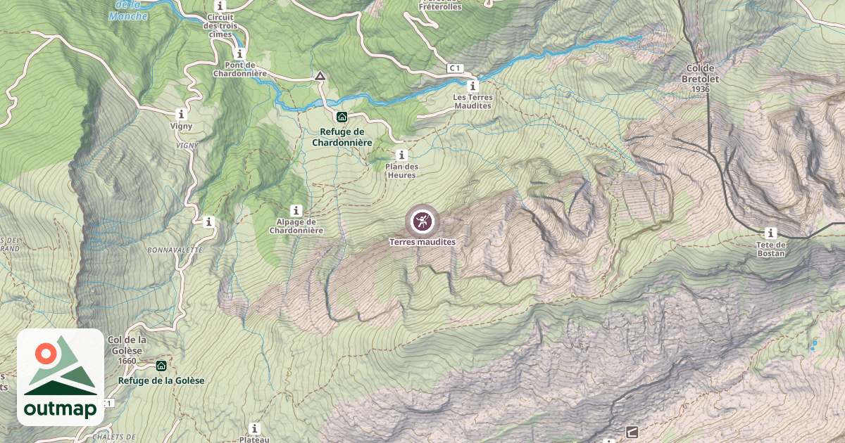 Map of Terres maudites