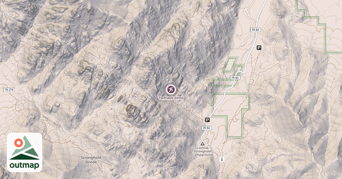 Map of Tsefnaeb dome
