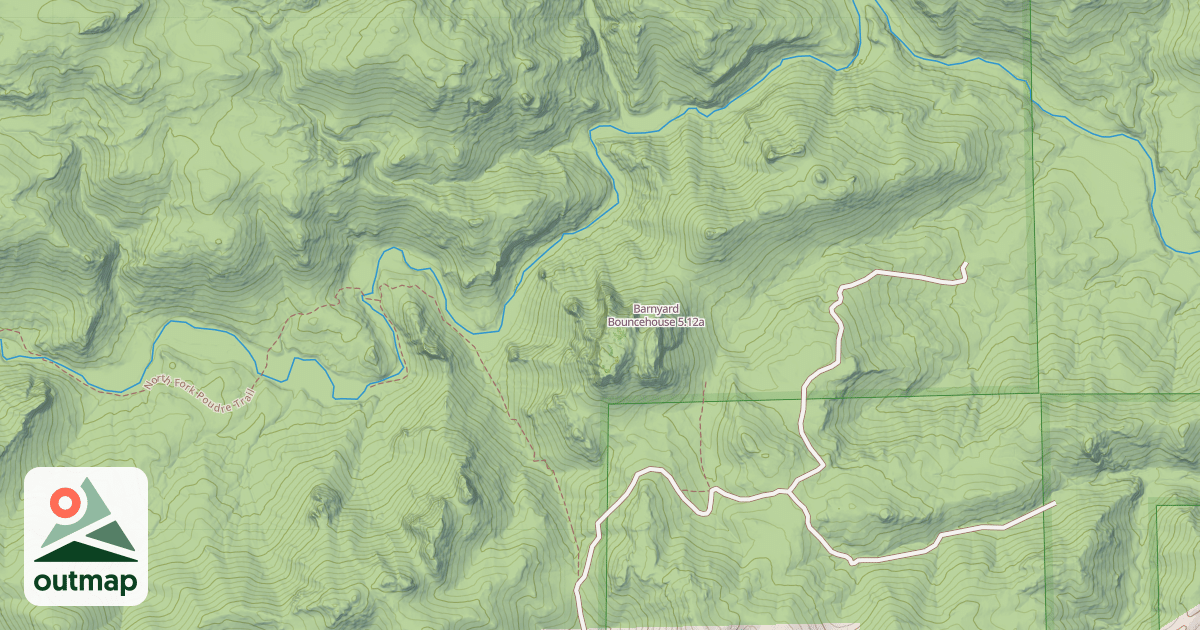 Map of Barnyard Bouncehouse
