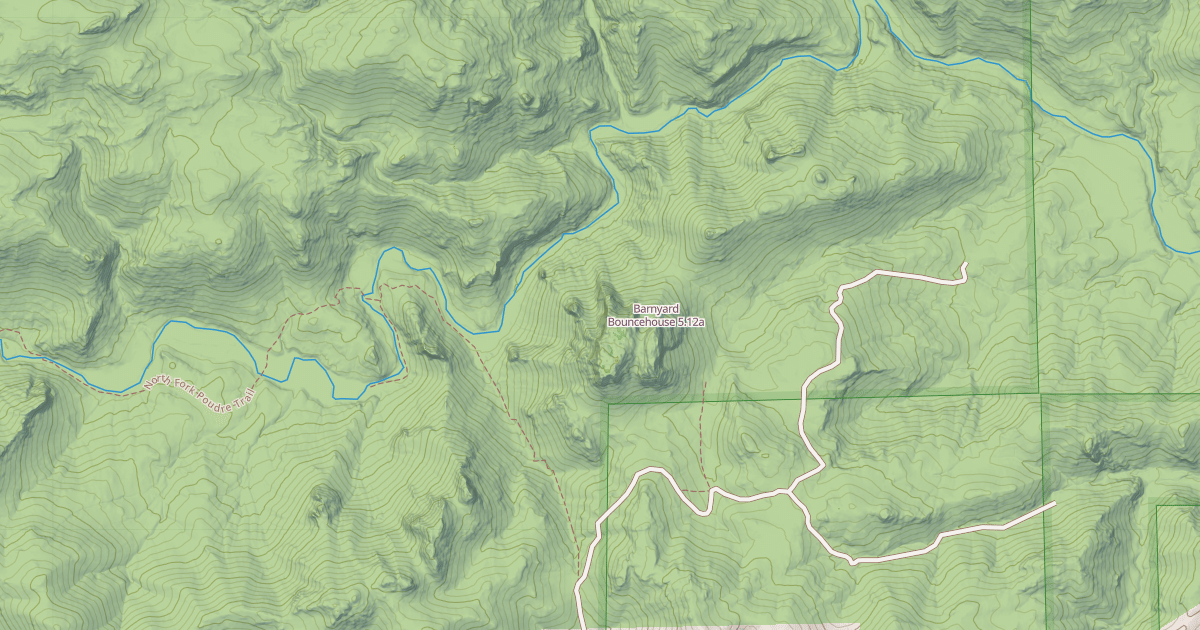 Map preview of Barnyard Bouncehouse
