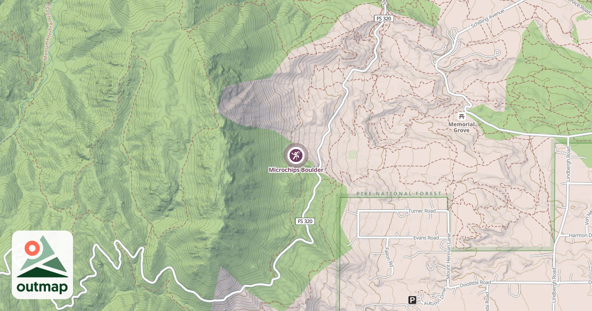 Map of Microchips Boulder