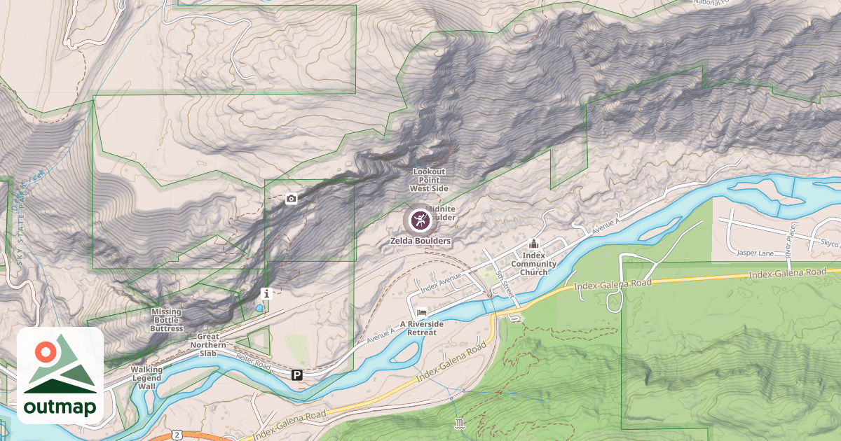 Map of Zelda Boulders
