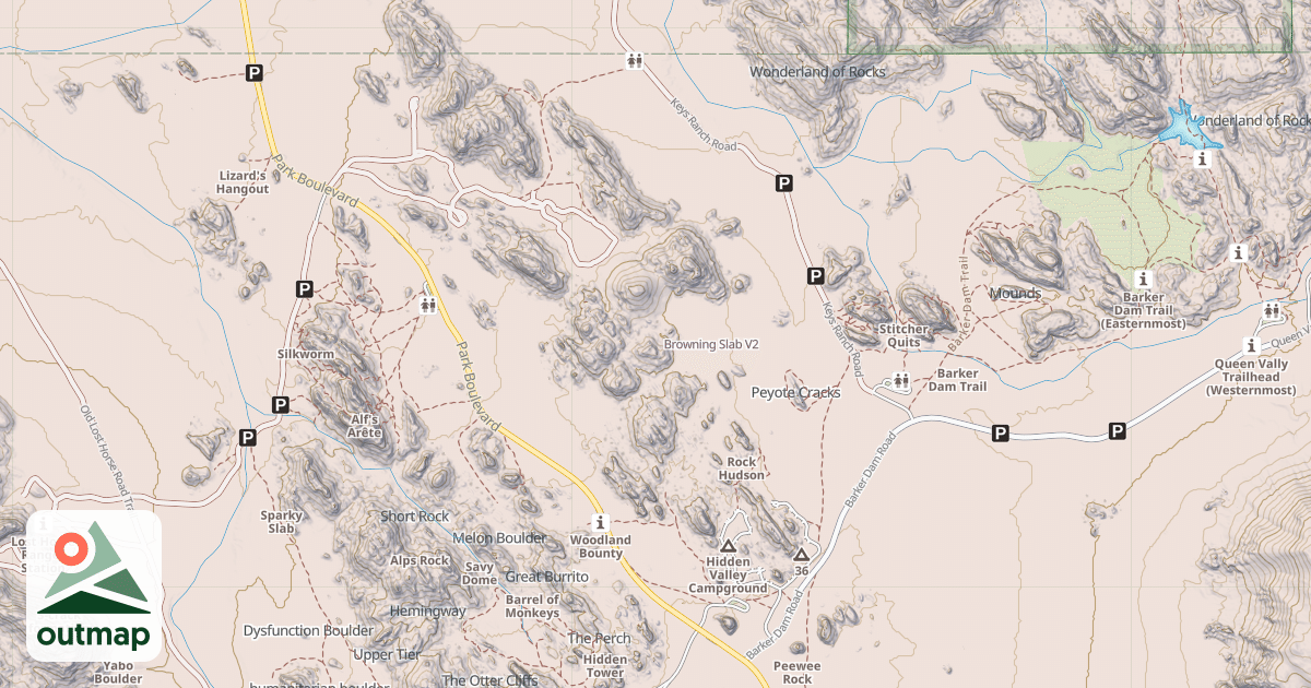 Map of Browning Slab