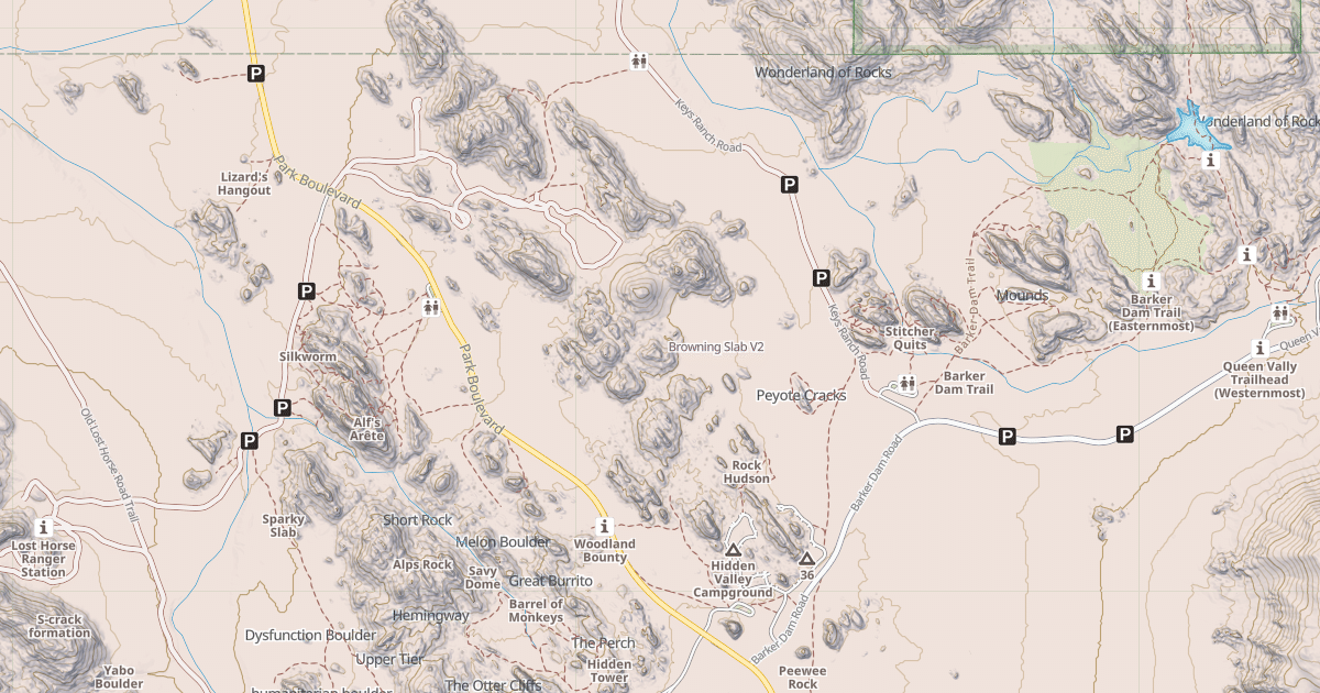 Map preview of Browning Slab