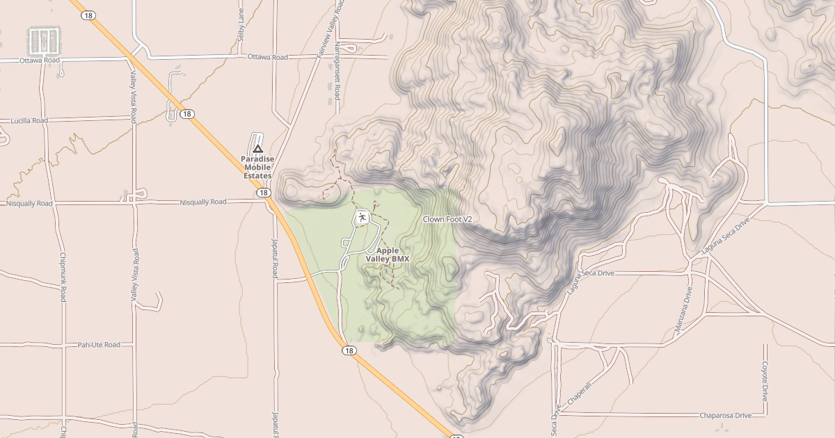Map preview of Clown Foot