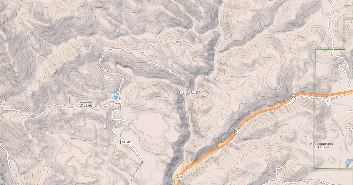 Map preview of Straight Up