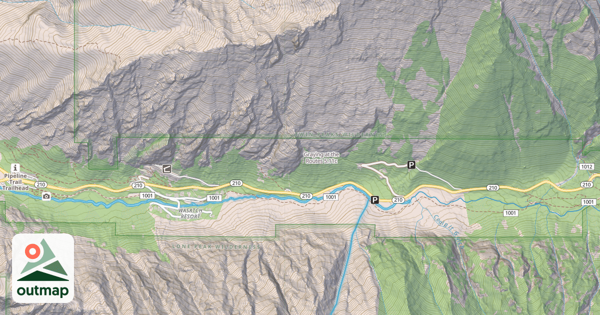 Map of Graying at the Routes