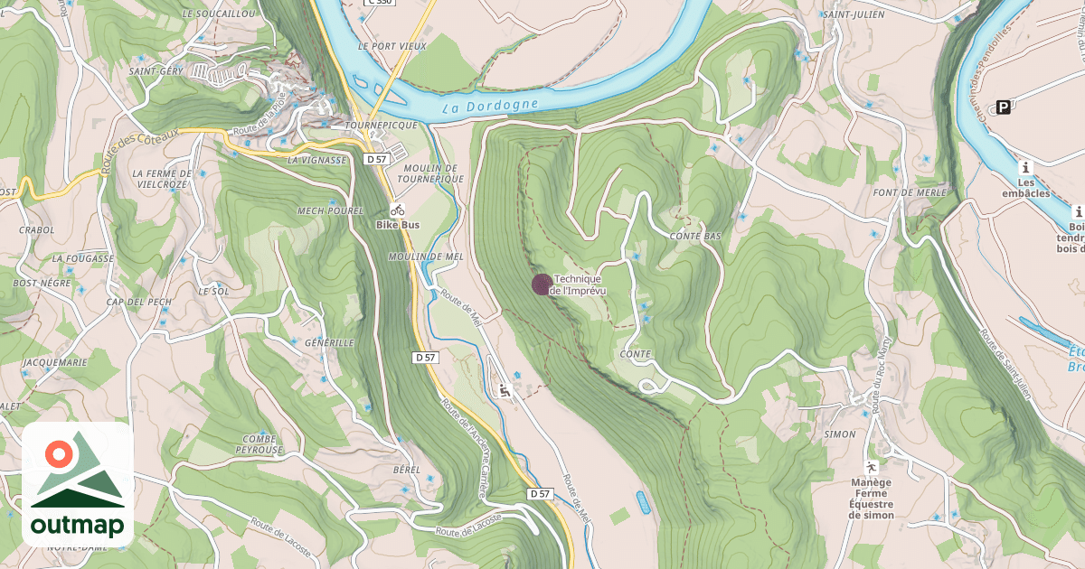 Map of Technique de l'Imprévu
