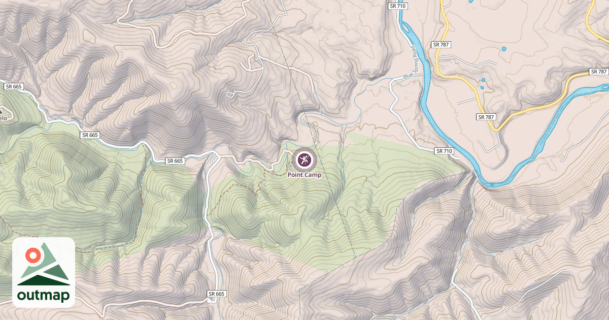 Map of Point Camp