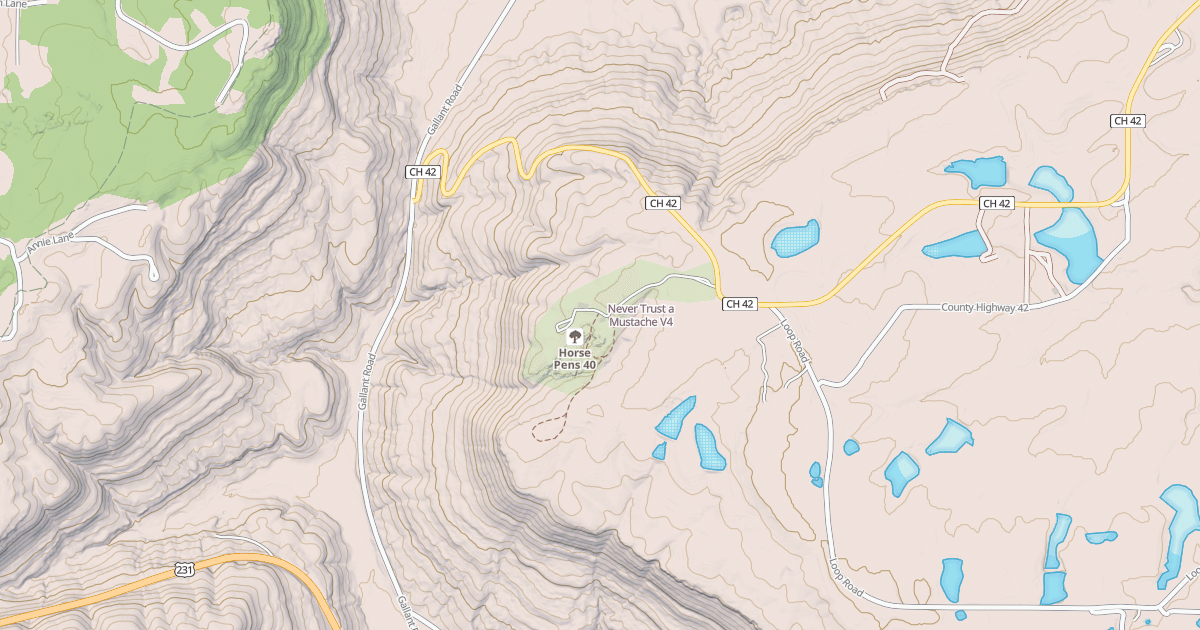 Map preview of Never Trust a Mustache
