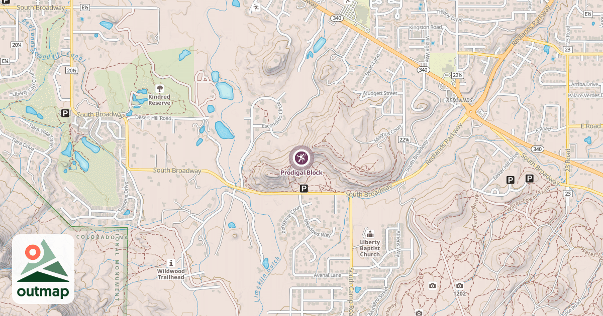 Map of Prodigal Block