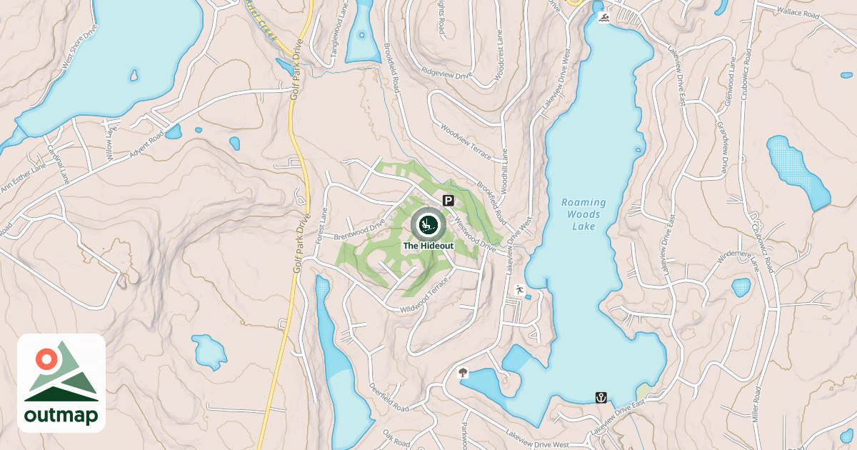 Map of The Hideout