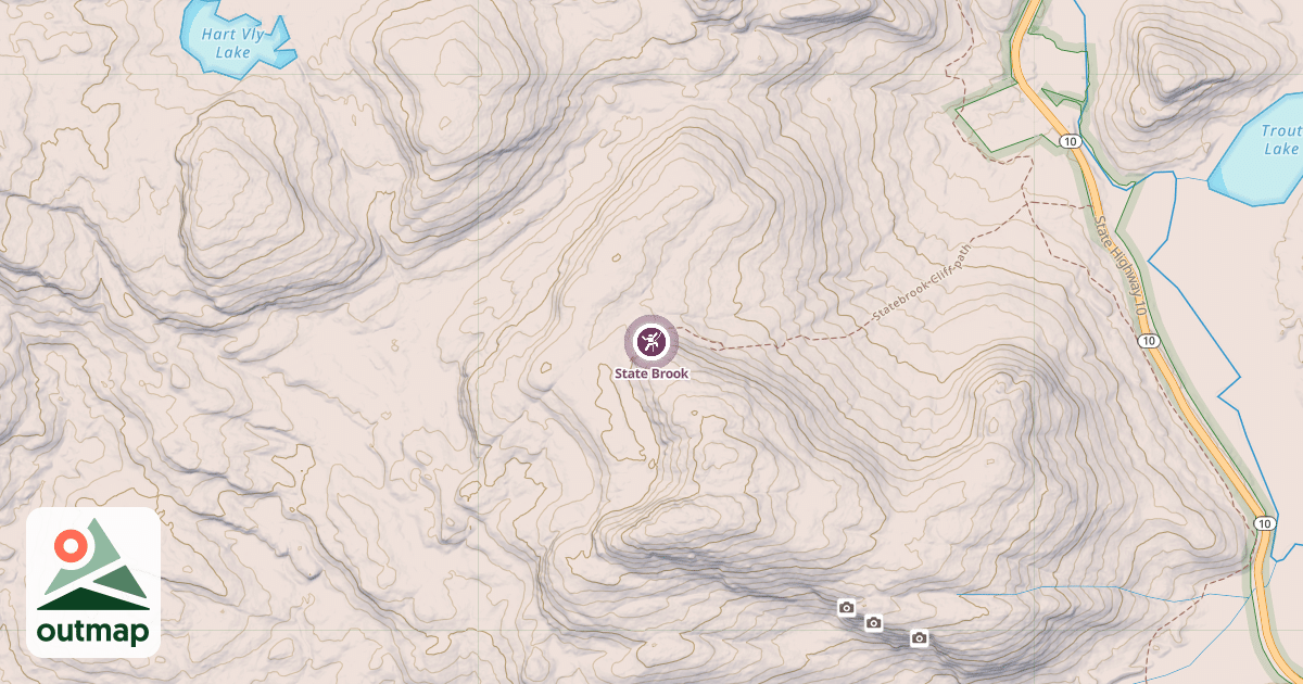 Map of State Brook