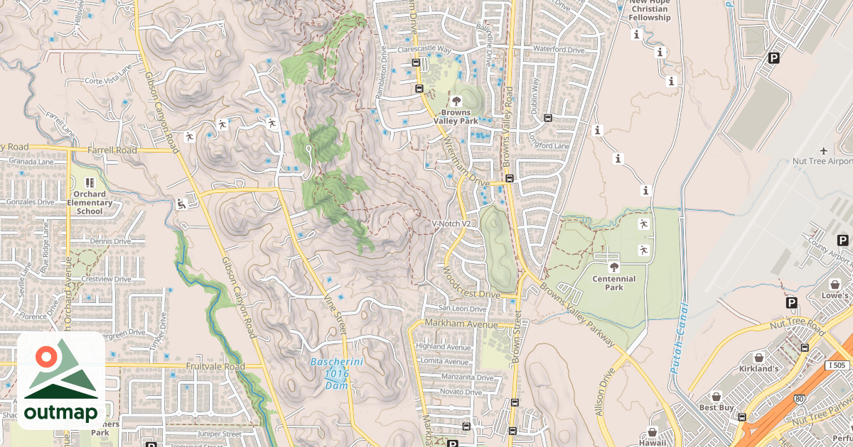 Map of V-Notch