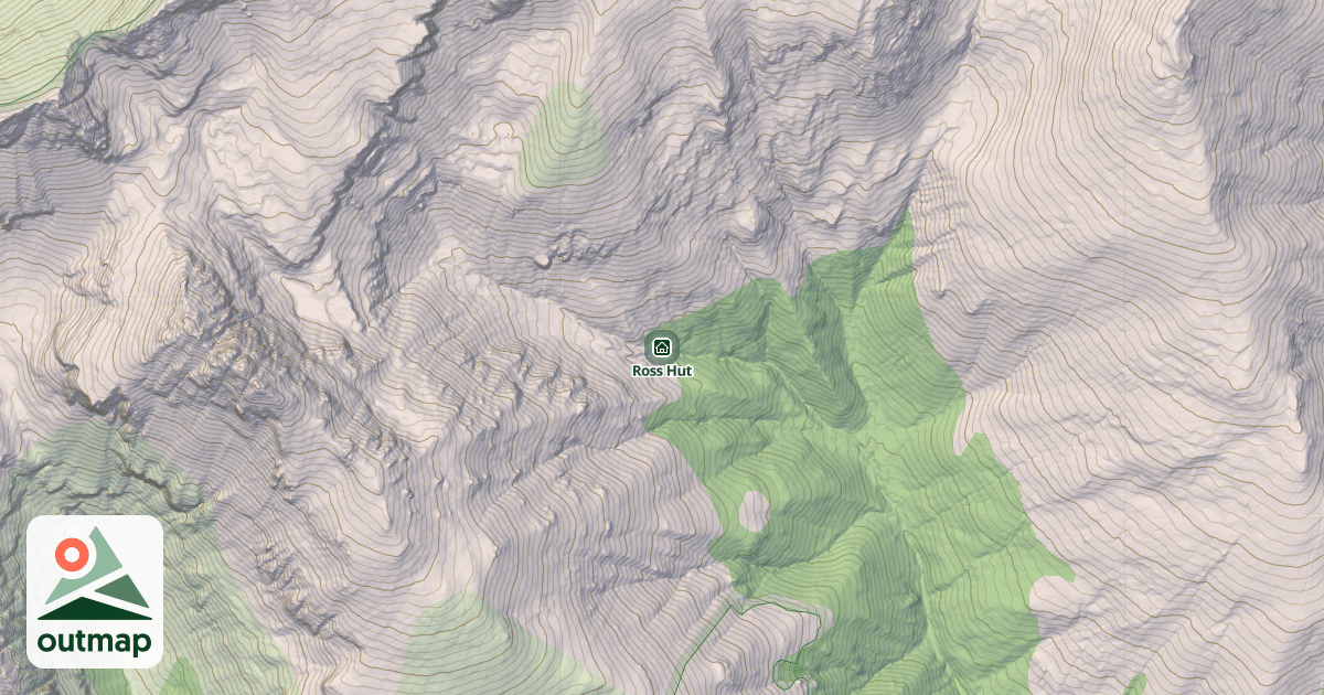 Map of Ross Hut
