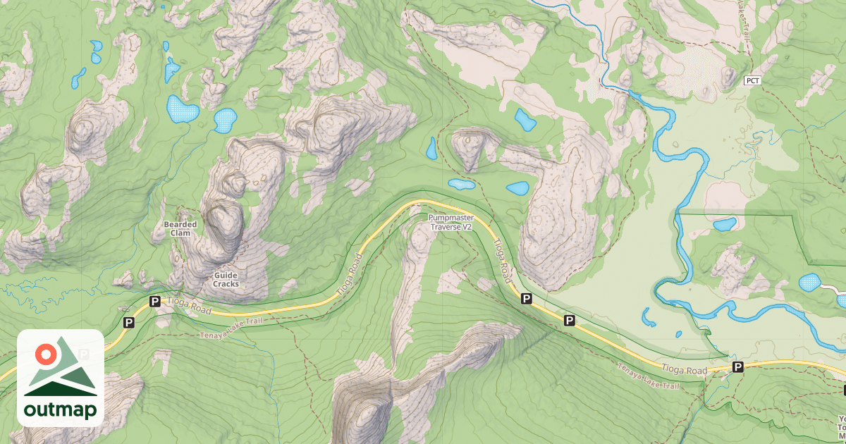 Map of Pumpmaster Traverse