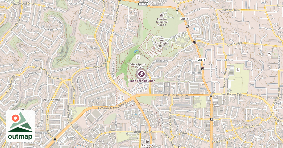Map of Trade Tech Boulder