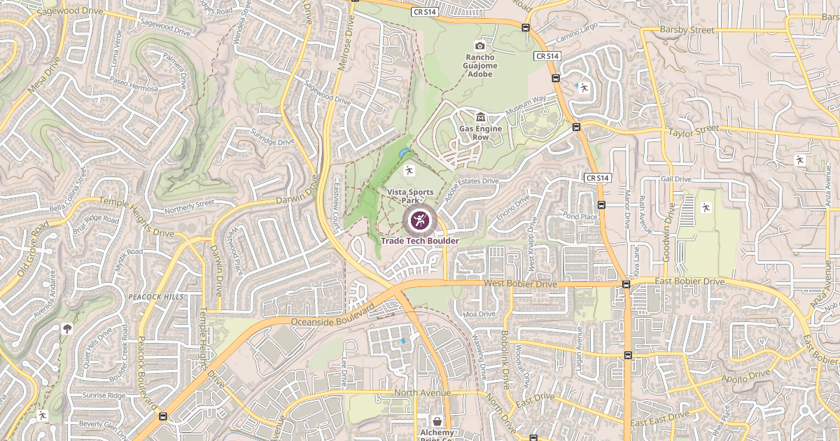 Map preview of Trade Tech Boulder
