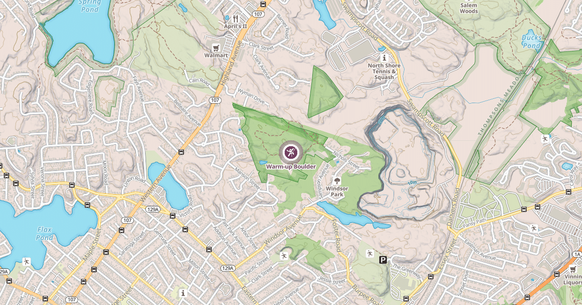 Map preview of Warm-up Boulder