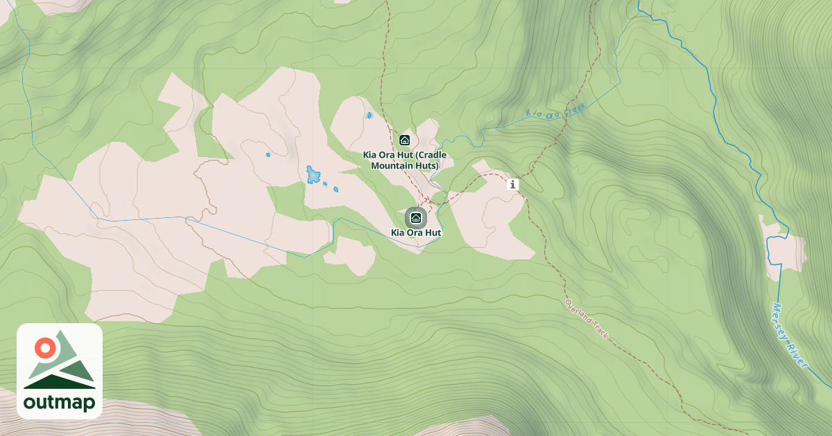 Map of Kia Ora Hut