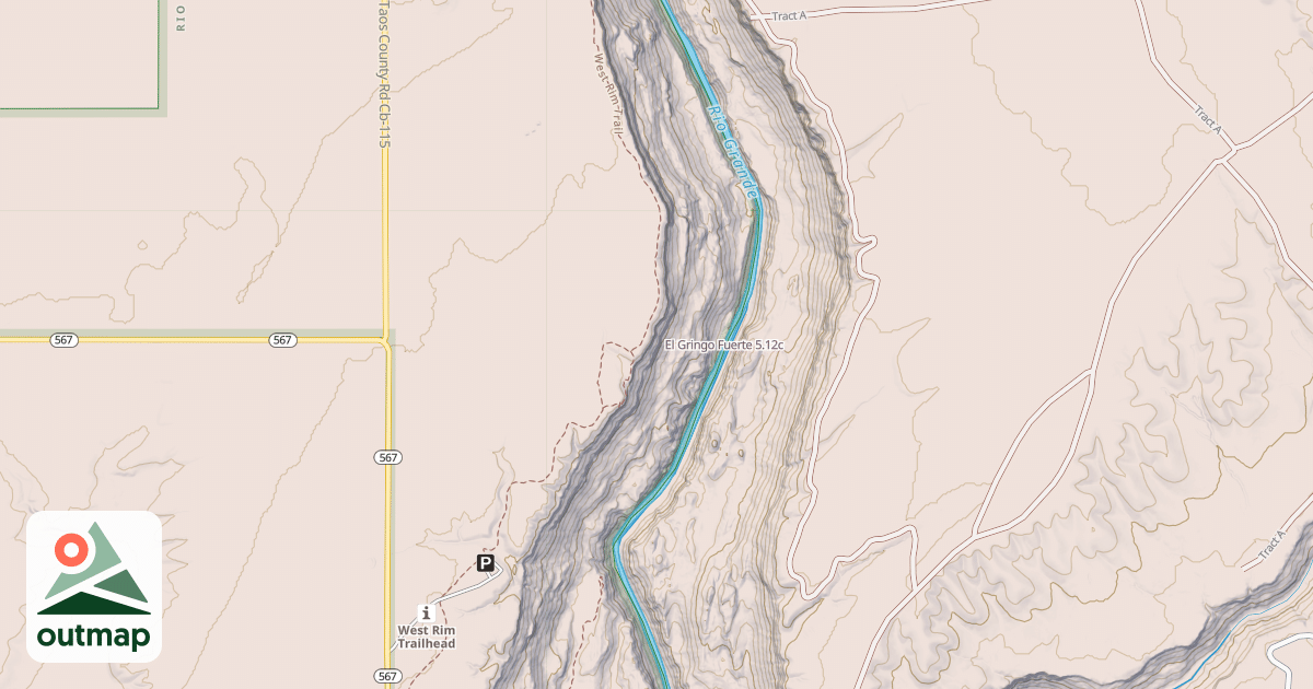 Map of El Gringo Fuerte