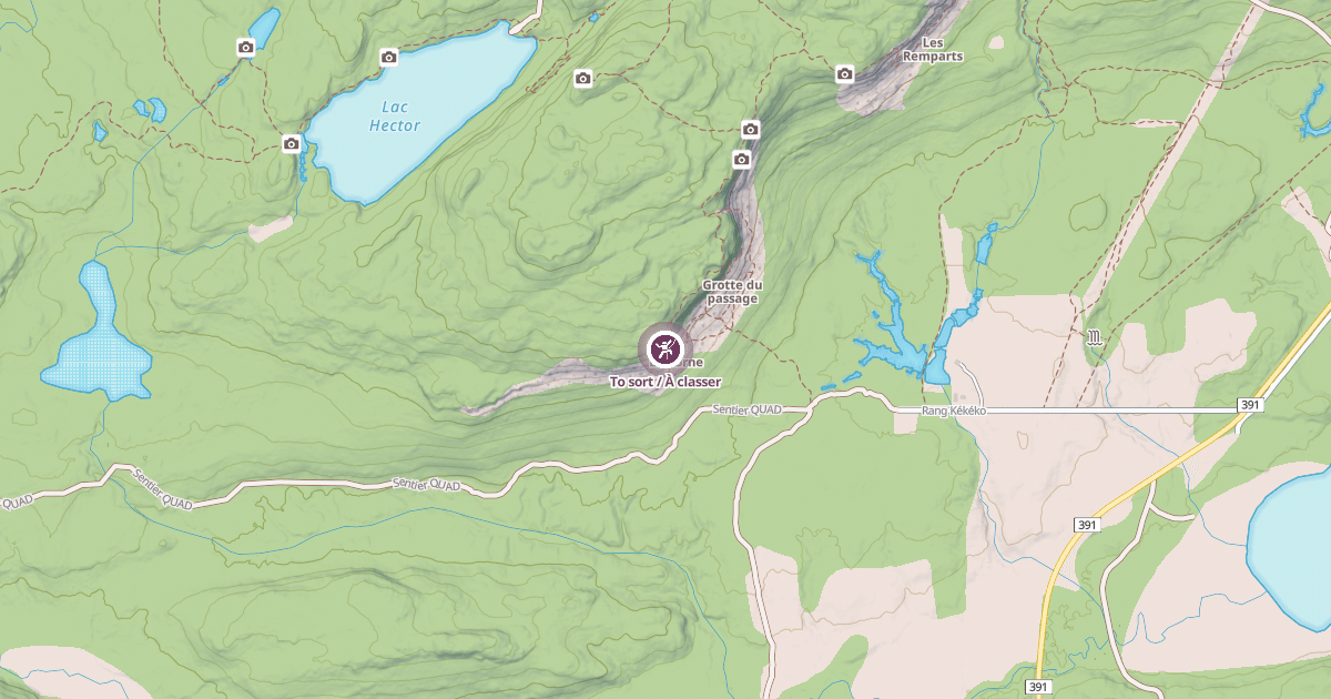 Map preview of To sort / À classer