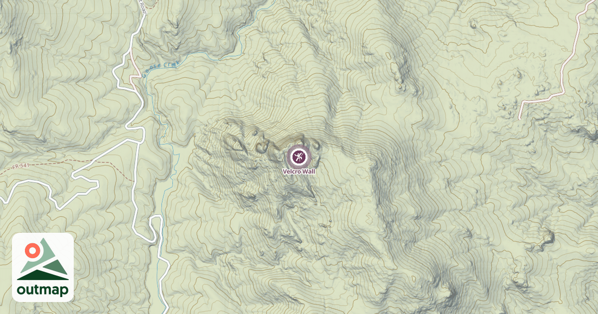Map of Velcro Wall