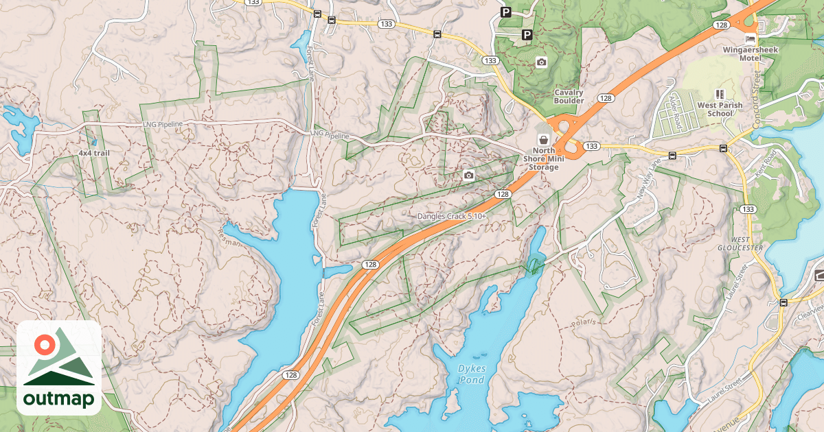 Map of Dangles Crack