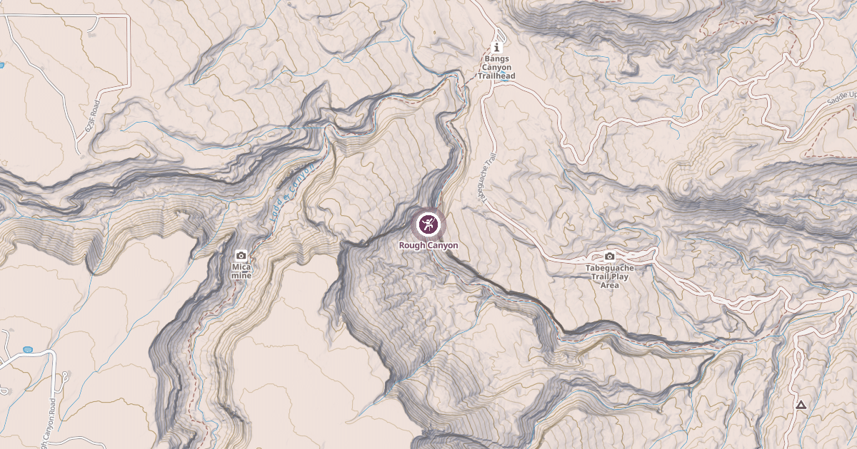 Map preview of Rough Canyon