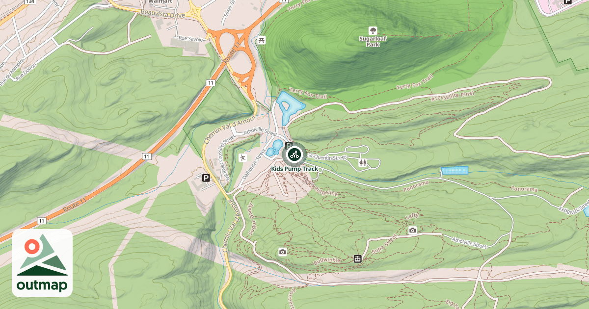 Map of Kids Pump Track