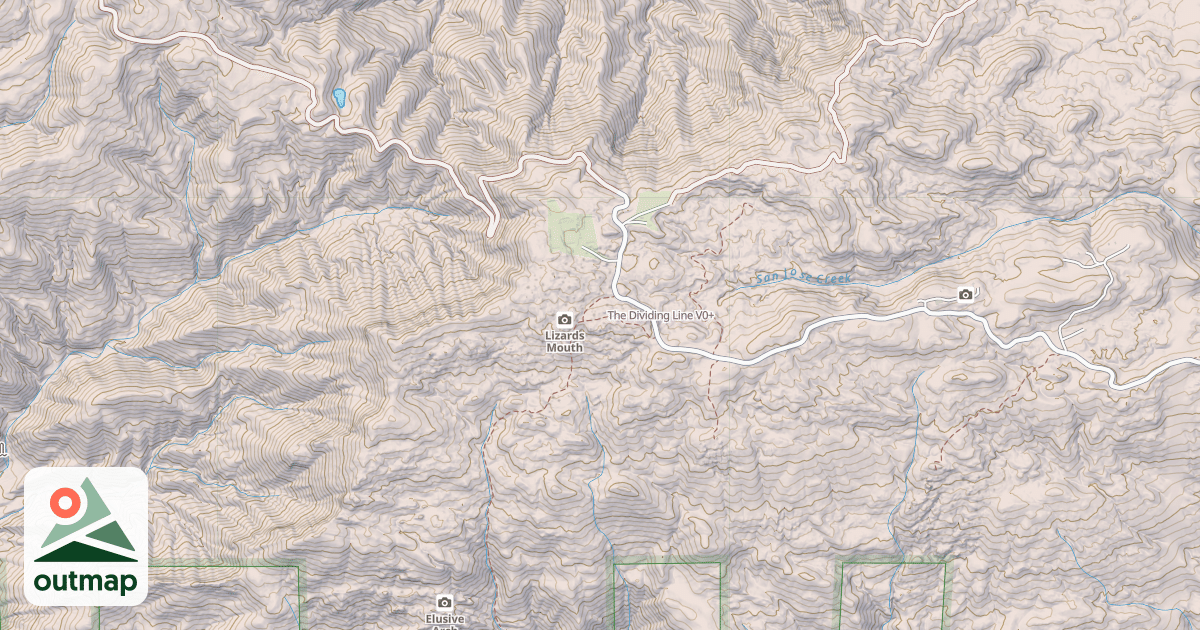 Map of The Dividing Line