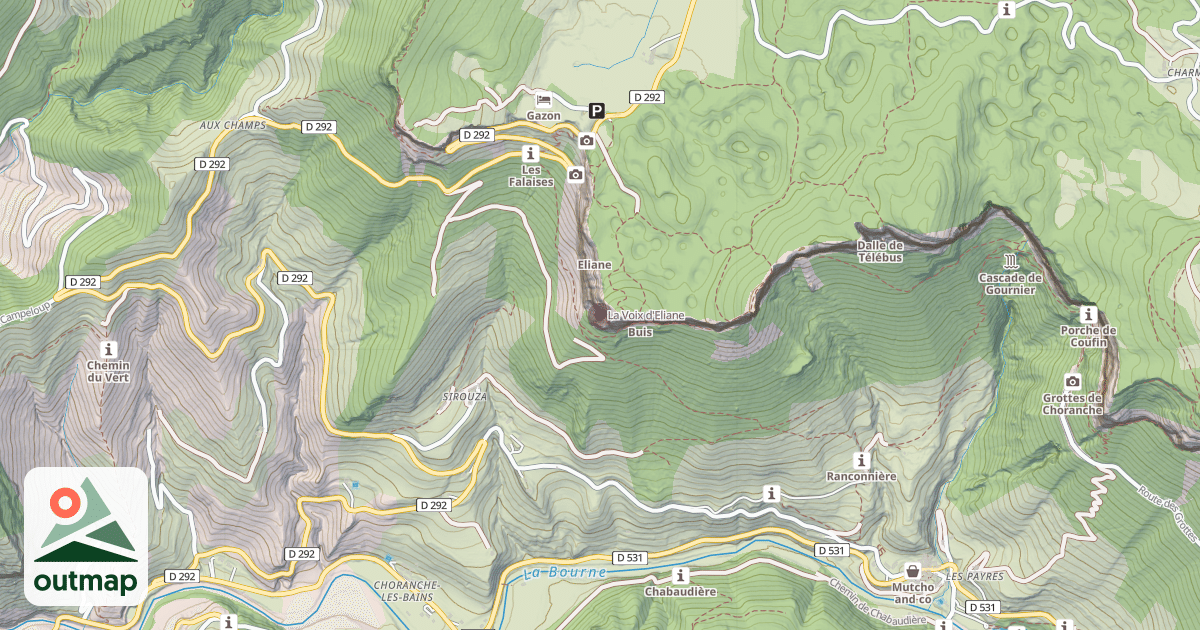 Map of La Voix d'Eliane