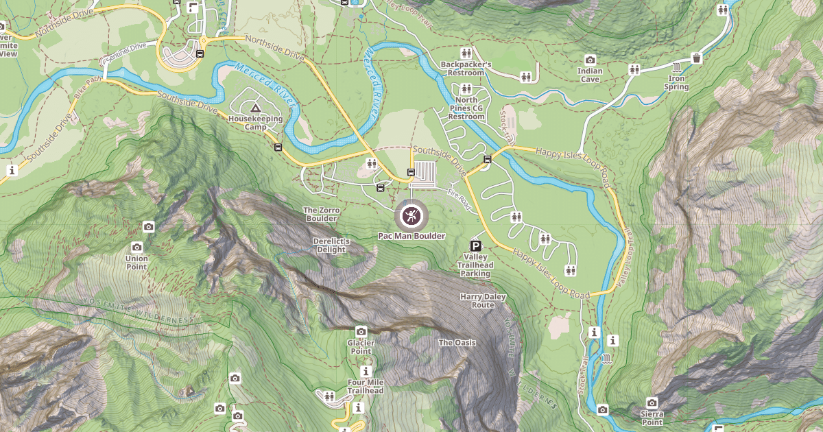 Map preview of Pac Man Boulder