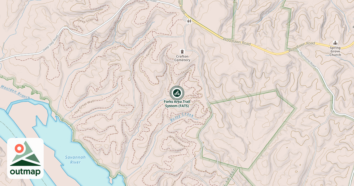 Map of Forks Area Trail System (FATS)