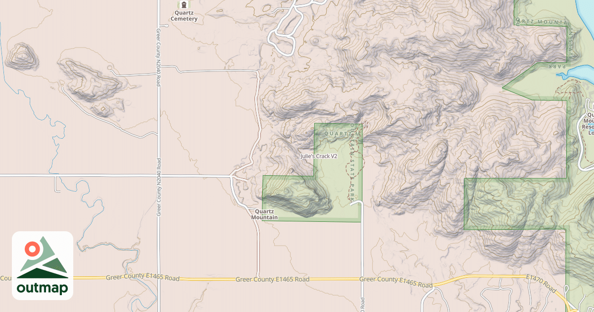 Map of Julie's Crack