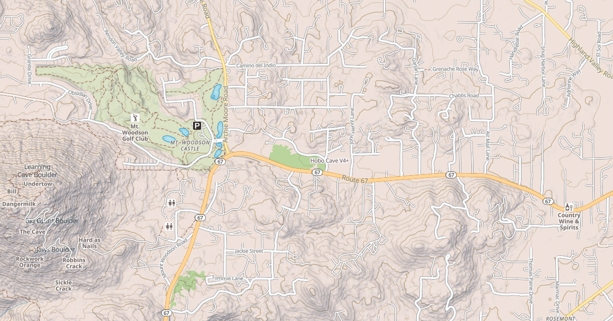 Map preview of Hobo Cave