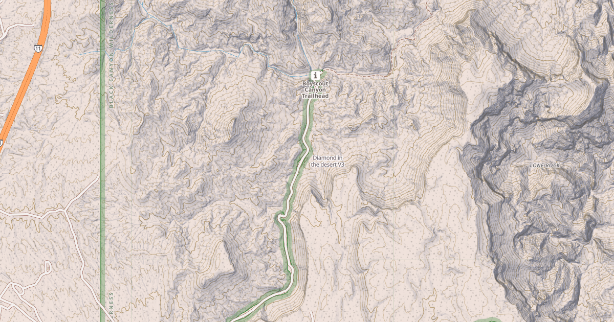 Map preview of Diamond in the desert