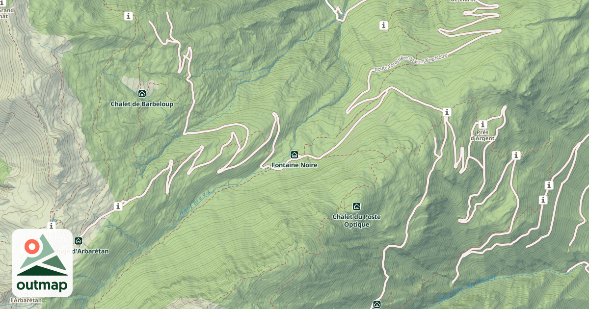 Map of Fontaine Noire