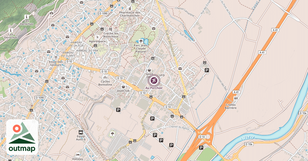 Map of Au Perchoir