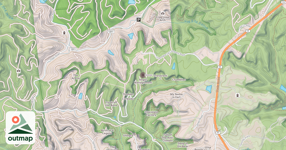 Map of Donor