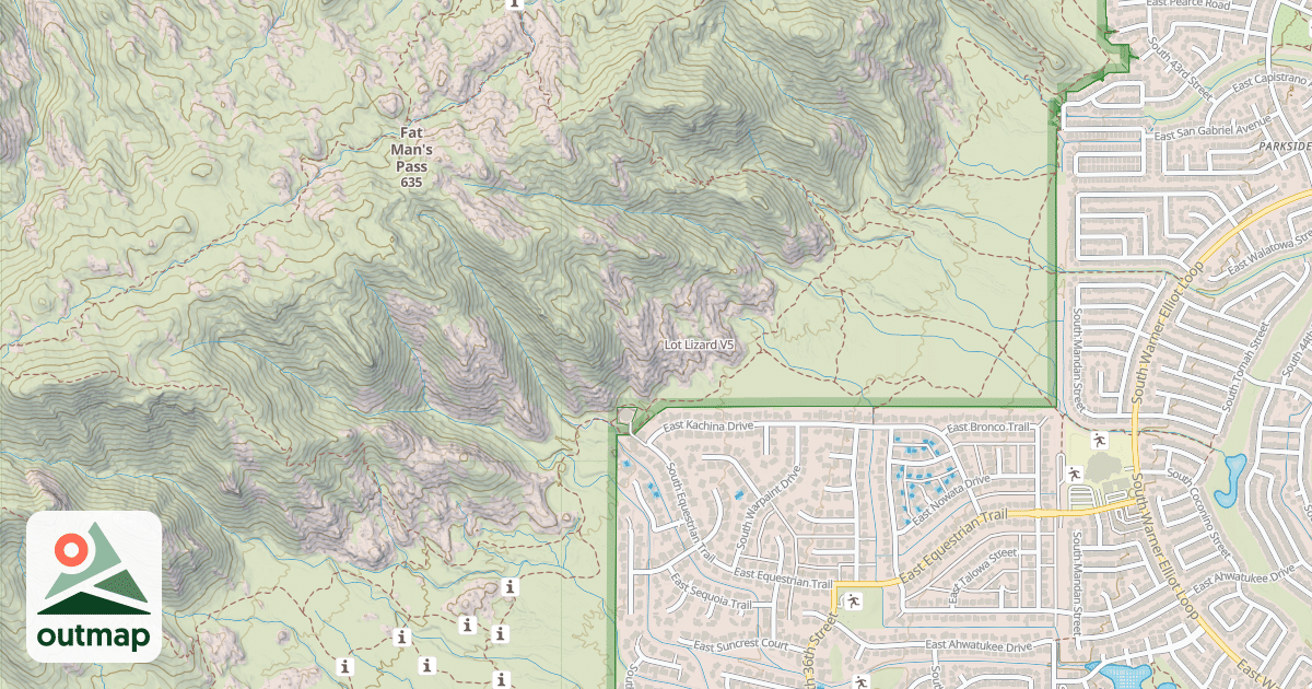 Map of Lot Lizard