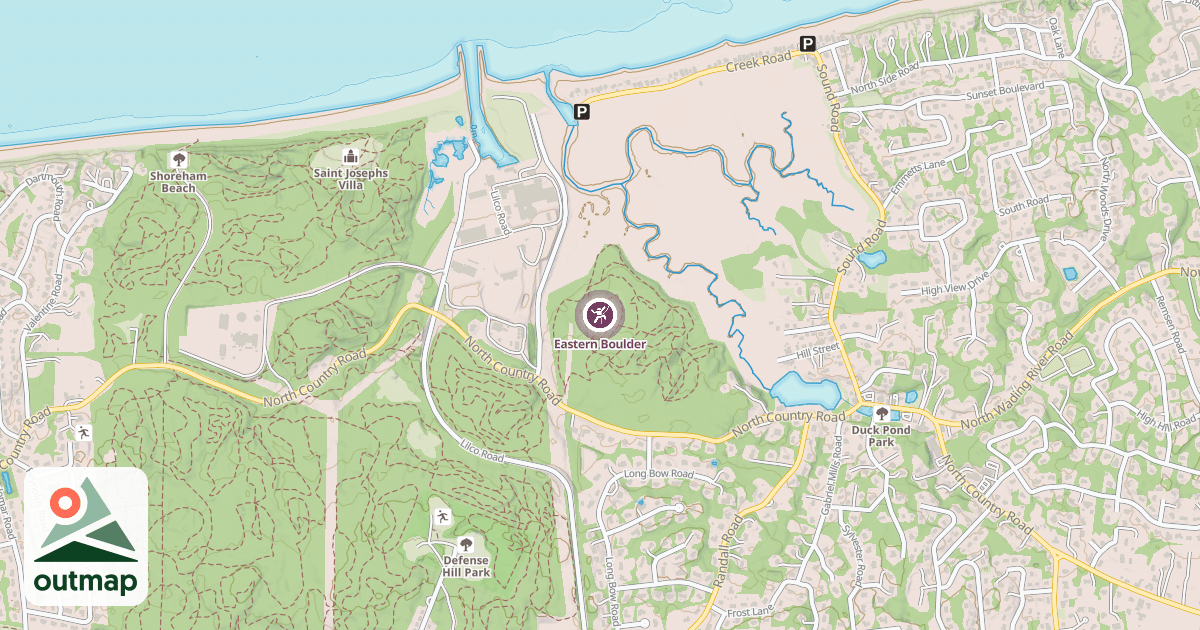 Map of Eastern Boulder