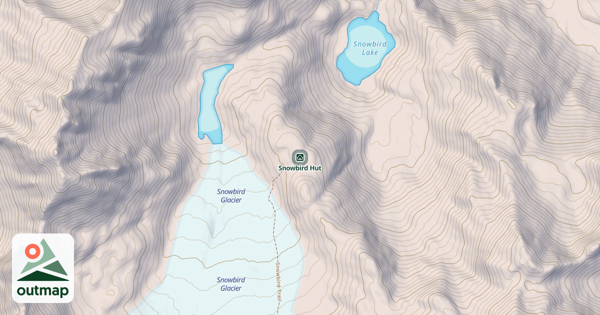 Map of Snowbird Hut