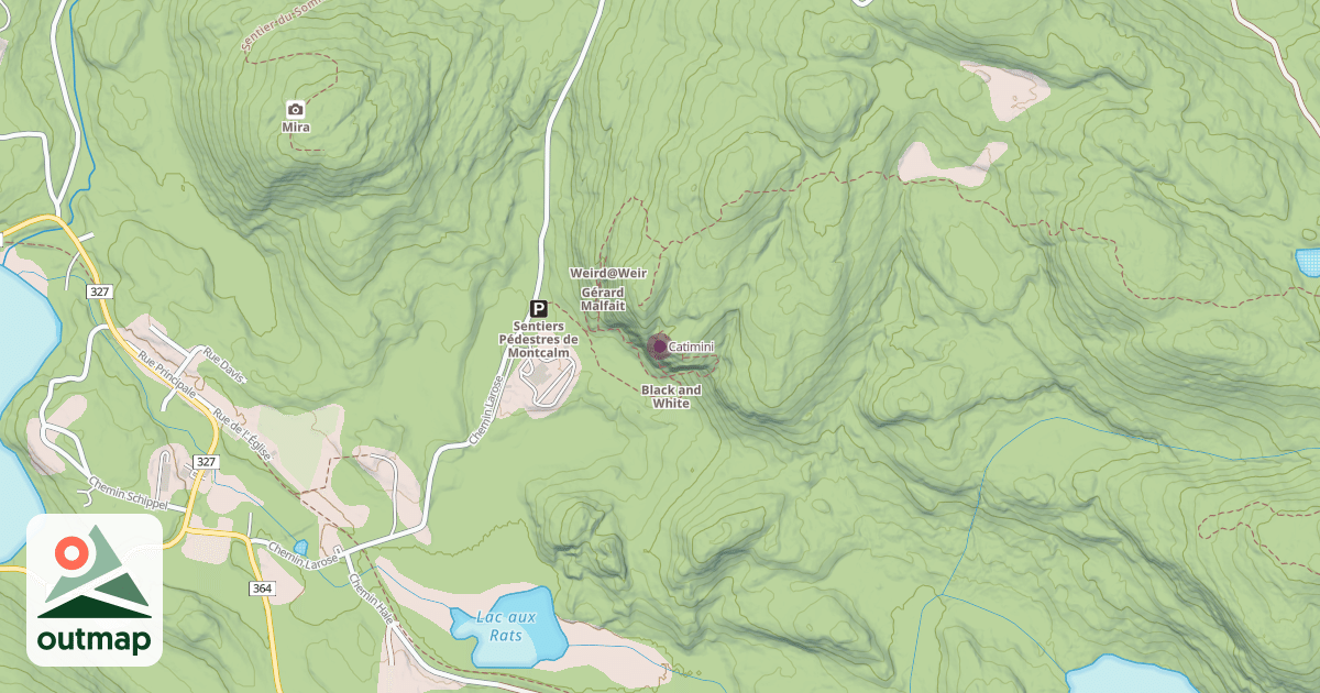 Map of Catimini