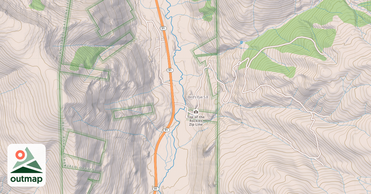 Map of Bird's Eye