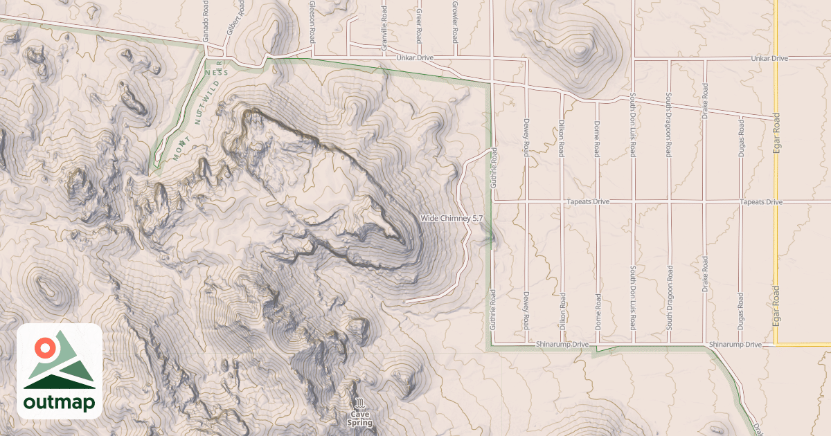 Map of Wide Chimney
