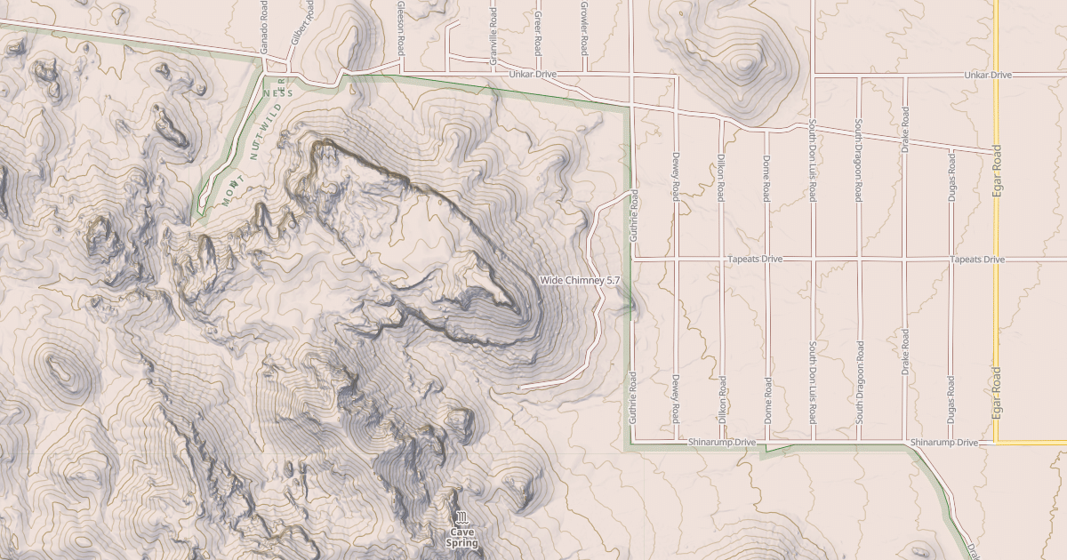 Map preview of Wide Chimney
