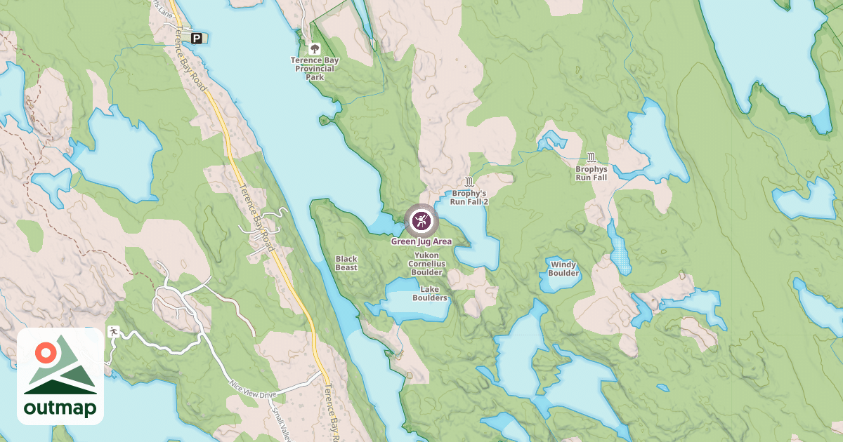 Map of Green Jug Area