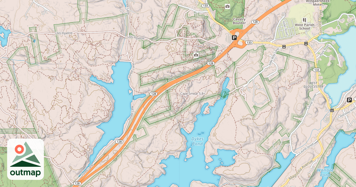 Map of Cape Smear
